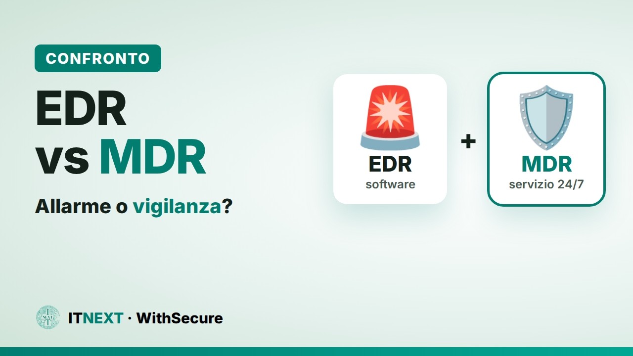 EDR e MDR: differenze e criteri di scelta per le aziende