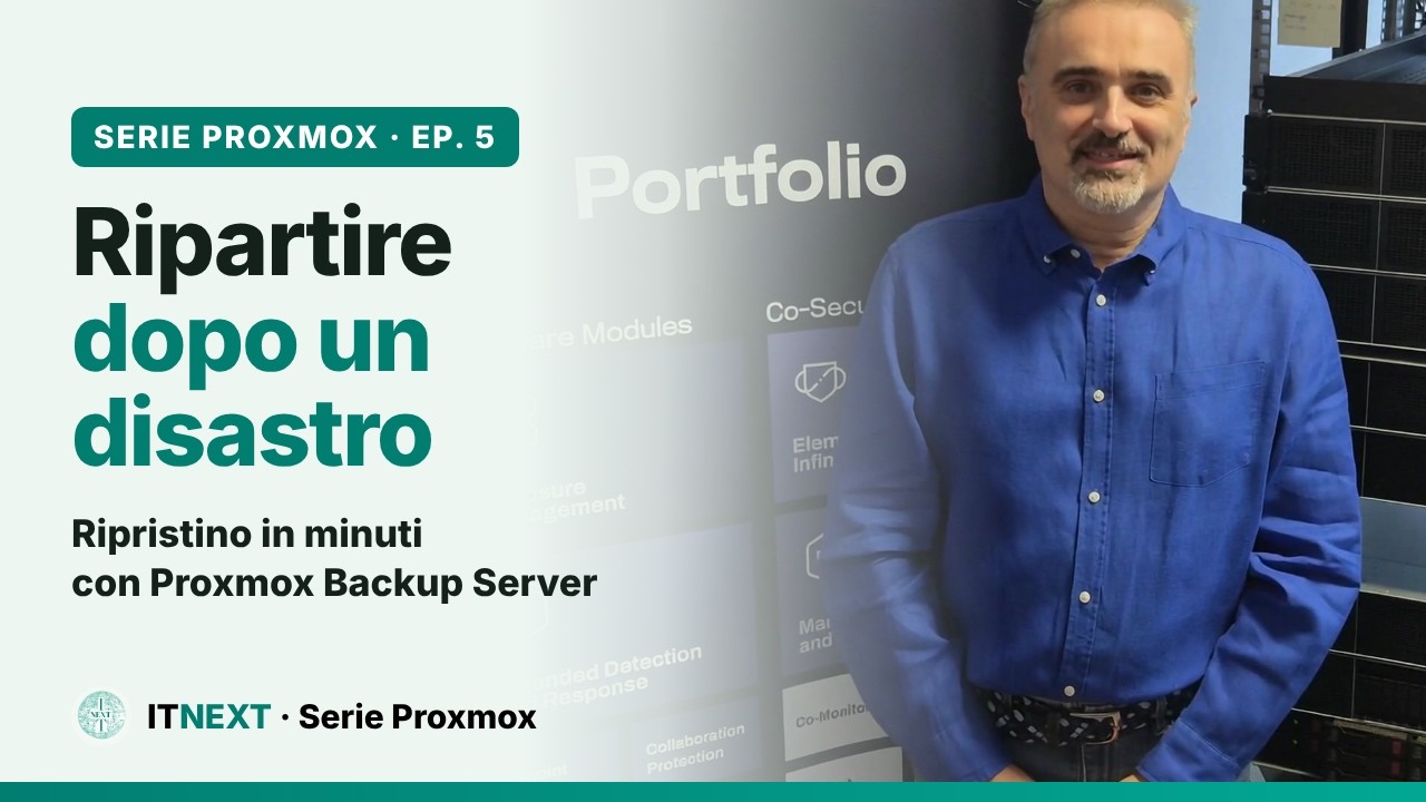 Ripartire dopo un disastro: ripristino con Proxmox Backup Server | Serie Proxmox Ep. 5